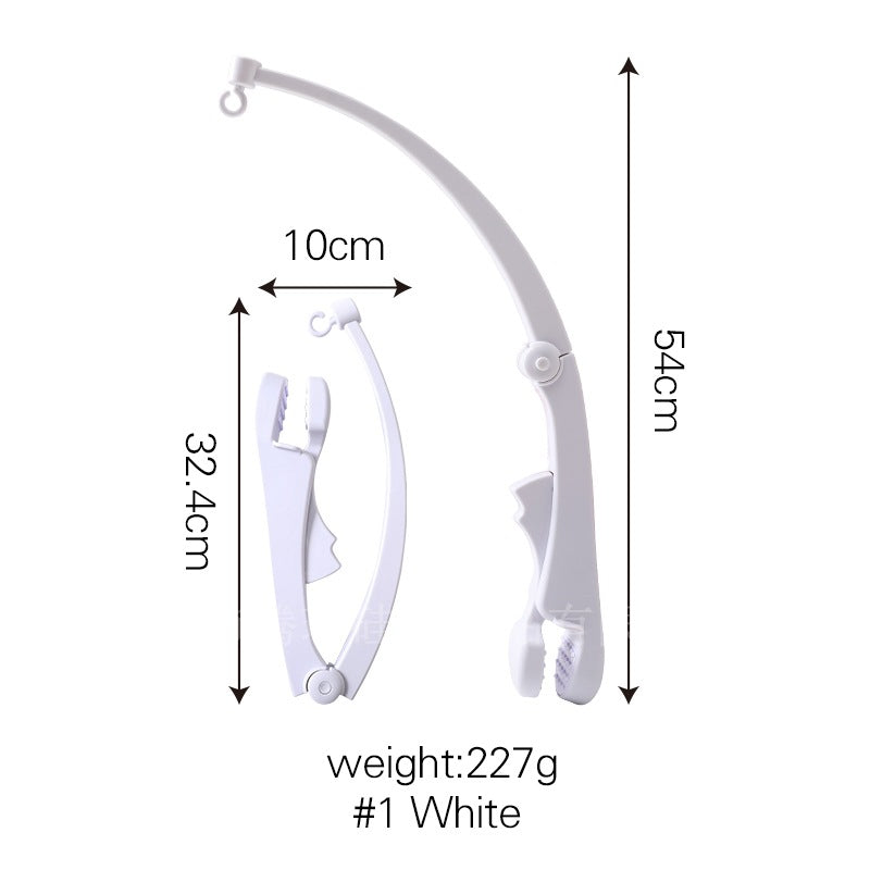 Baby Wooden Support Mosquito Net Hanging Rod Accessories Comfort Bed Bell Support Kids DealSniper.net Stand white