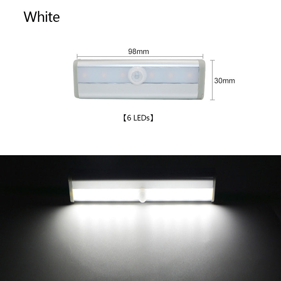 LED Cabinet Body Induction Lamp House DealSniper.net White 6LED
