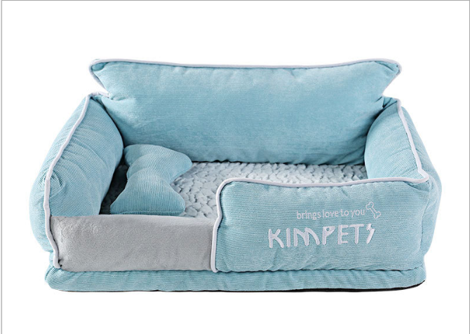 Dog Cat Bed Four Seasons Universal Sleeping Pad For Pets Pet Supplies Pets DealSniper.net Light blue L