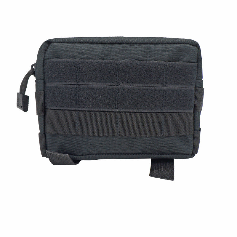 Outdoor sports camouflage belt bag Sports running bag Sports DealSniper.net Black