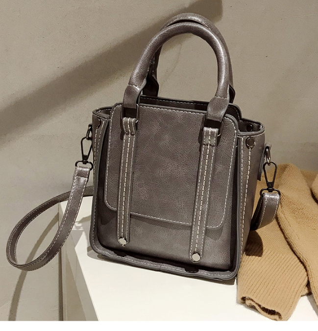 Retro little bag for ladies, ins new style for autumn/winter Women DealSniper.net Light grey