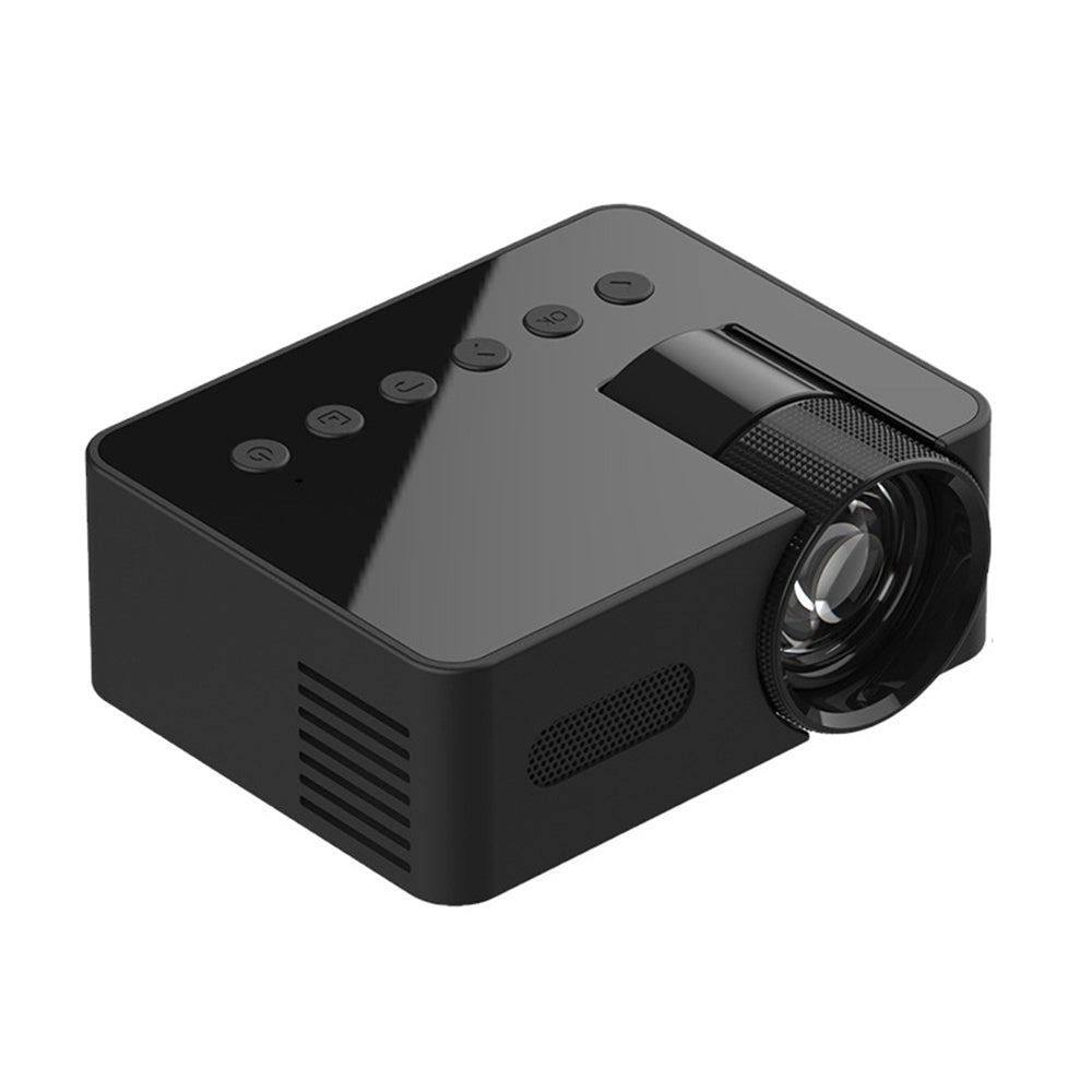 YT100 Home Mini Portable Projector USB Power Supply Gadgets DealSniper.net Black USB