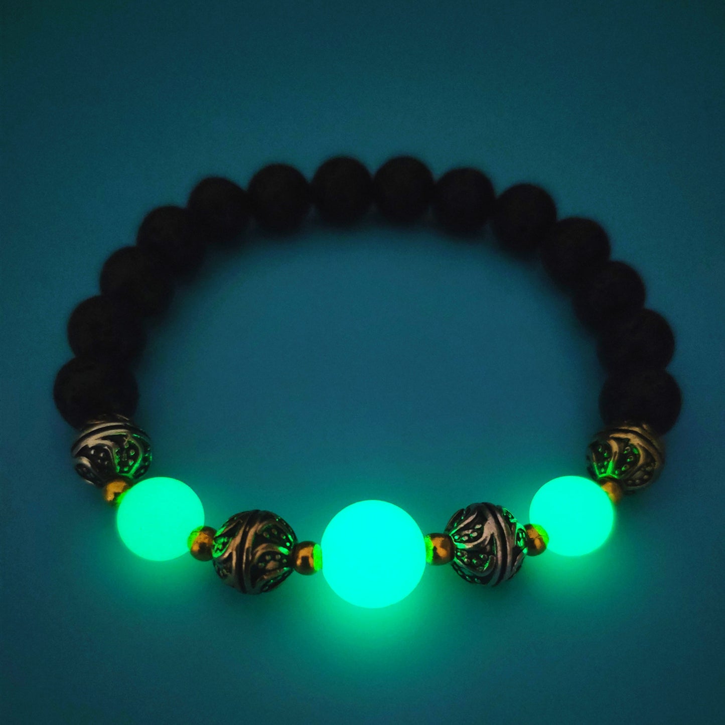 Fashion Jewelry Woman Luminous Beaded Bracelet Jewelry Gym From House Green