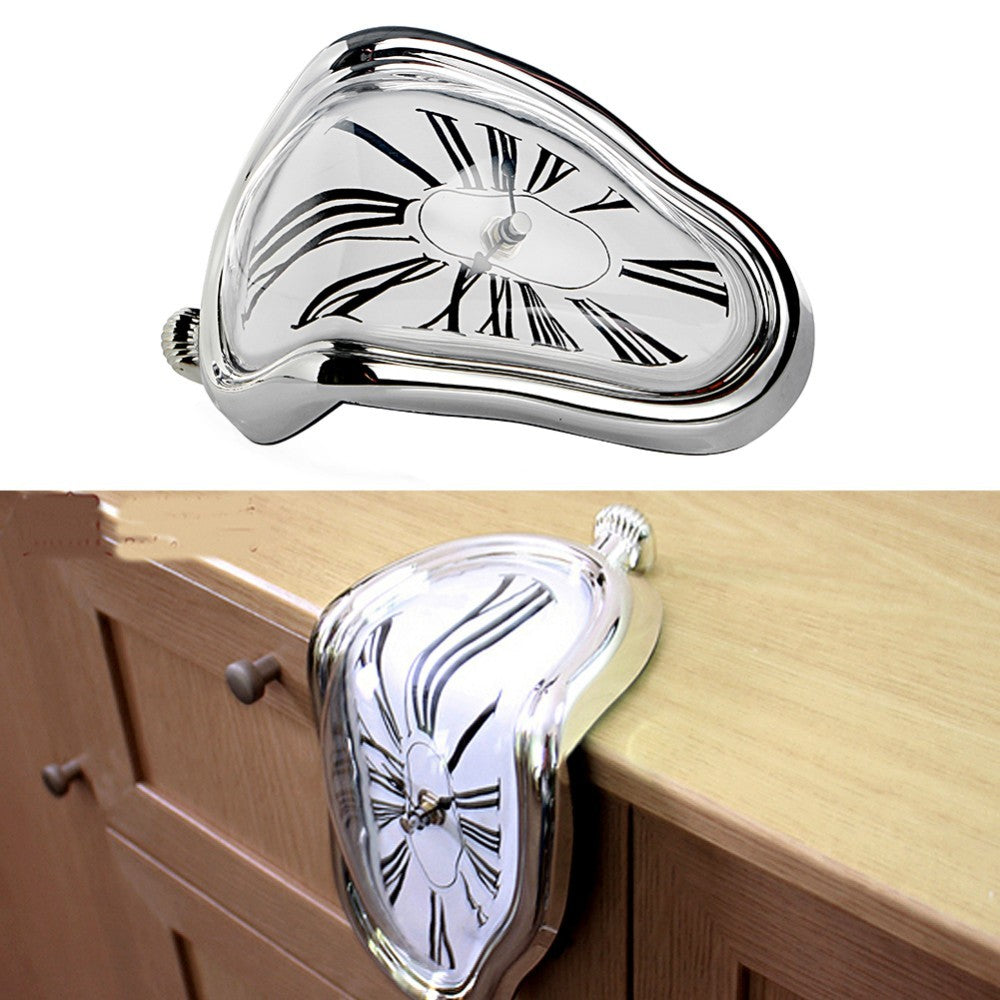 Melting Clock Fashion Home Decoration House DealSniper.net