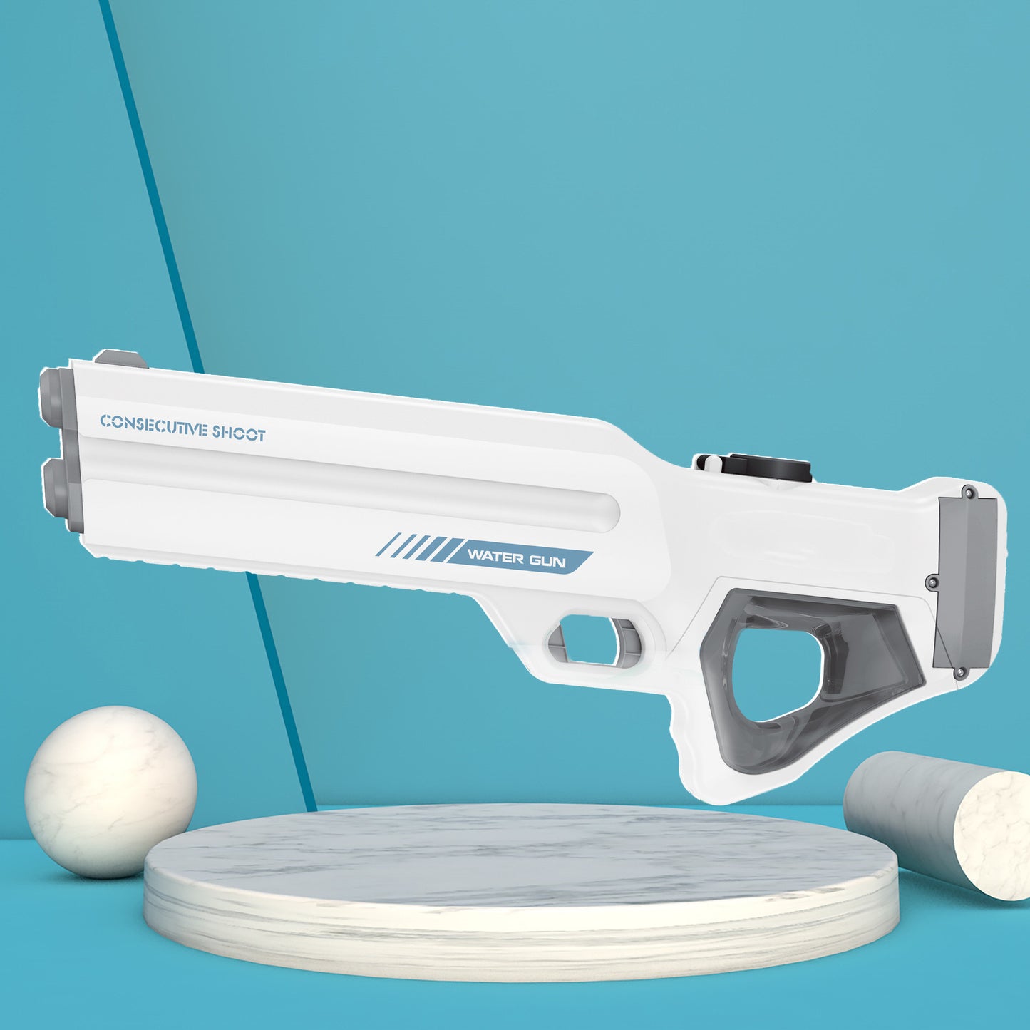 Children's Fashion Self-priming Electric Water Gun Kids DealSniper.net White USB