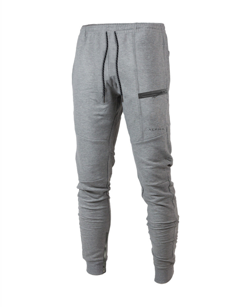 New Fitness Pants Casual Sweatpants Fashion High Street Trousers Pants Men Joggers Men DealSniper.net Gray L