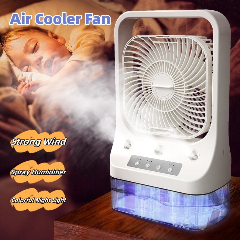 Household Cooling Fan Usb Rechargeable Head Adjustable Gadgets DealSniper.net