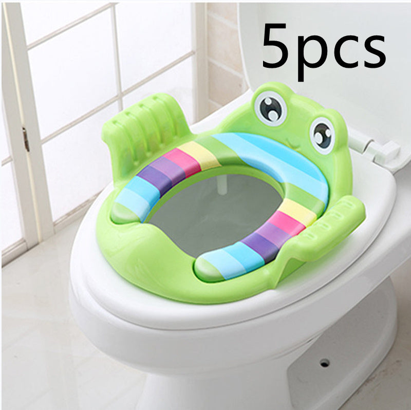 Baby Children Toilet Seat Toilet Kids DealSniper.net Green 5pcs