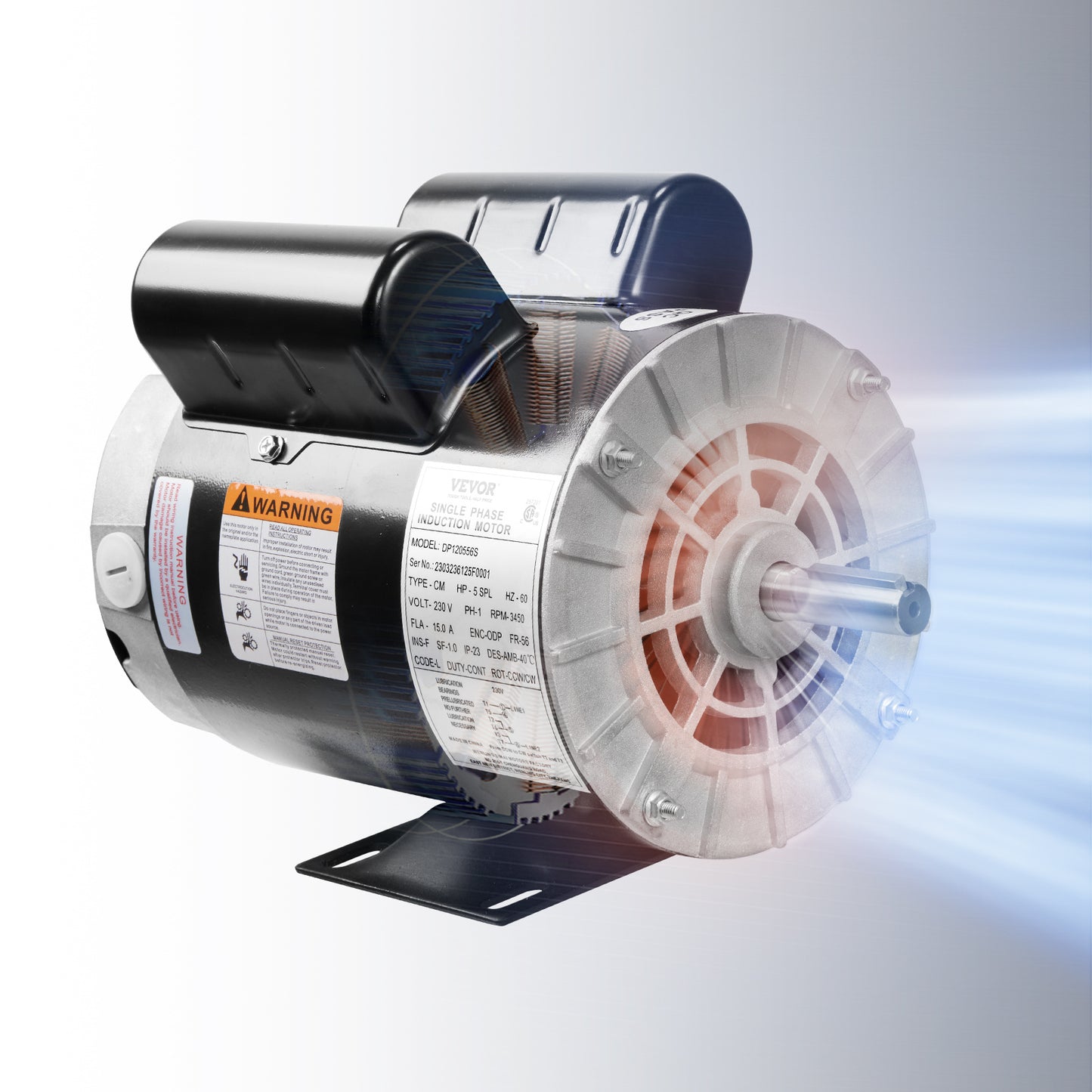 Air Compressor Motor 230V 15 Amps Electric Motor Tools DealSniper.net
