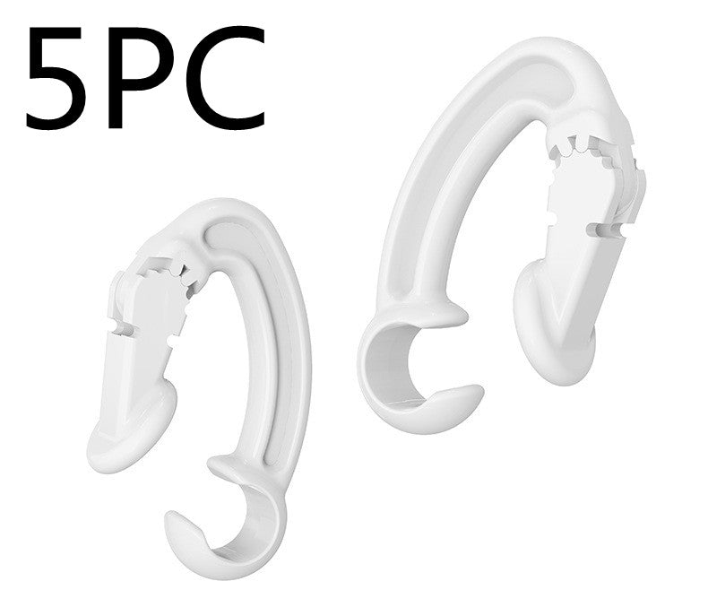 Compatible With , Ear Hooks Compatible Earbud Clips Ear Holder Gadgets dealsniper-net White 5PC