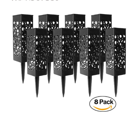 Solar Garden Pathway Lights Lawn Lamp For Garden Lantern Garden dealsniper-net 8 pcs Warm White