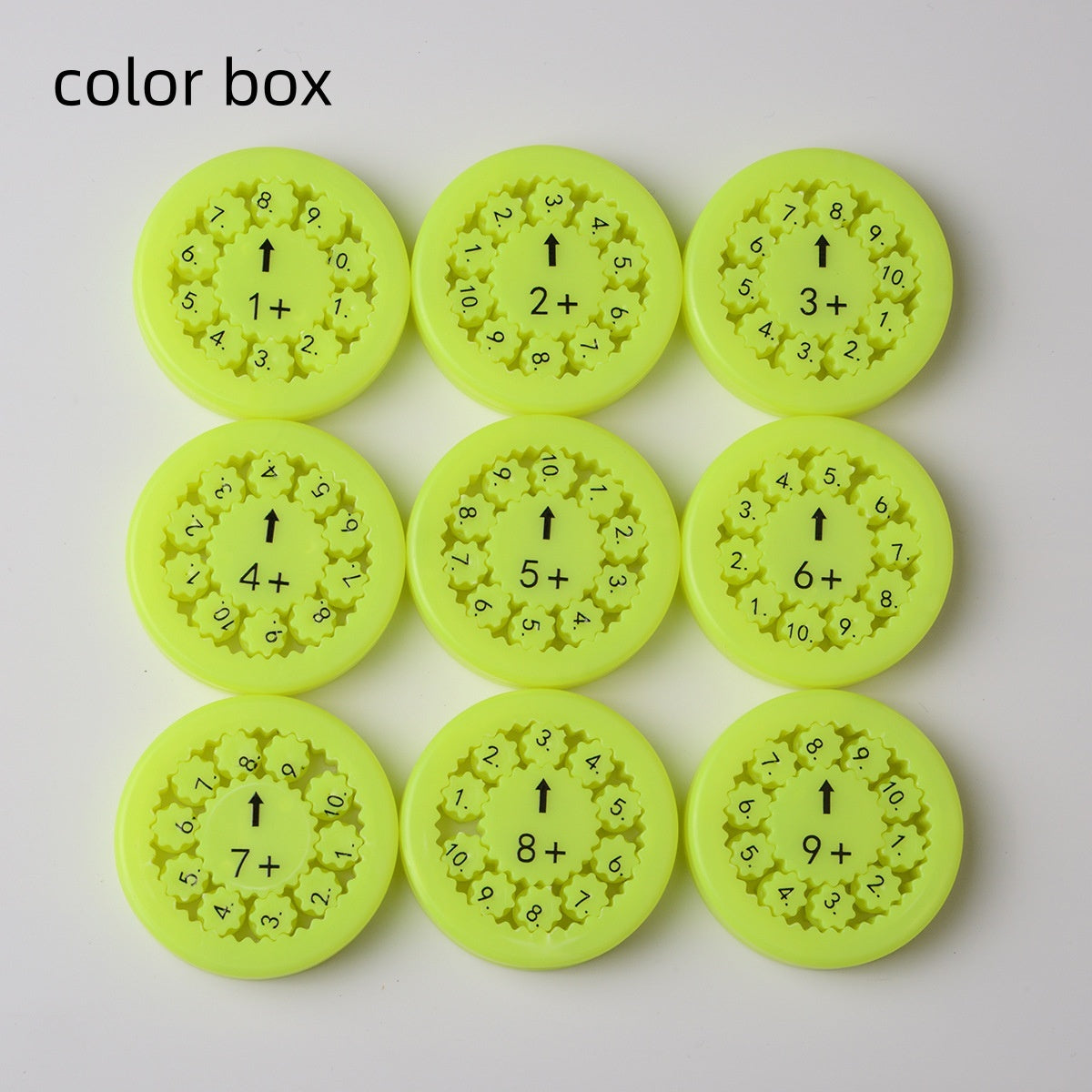 Digital Fingertip Gyro Learning Educational Toys Kids DealSniper.net Style 9