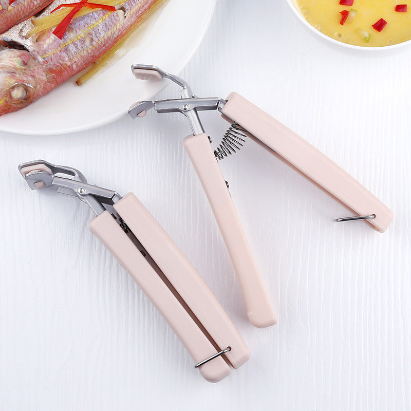 Creative Kitchen Gadget Stainless Steel Tray Holder Kitchen DealSniper.net Pink