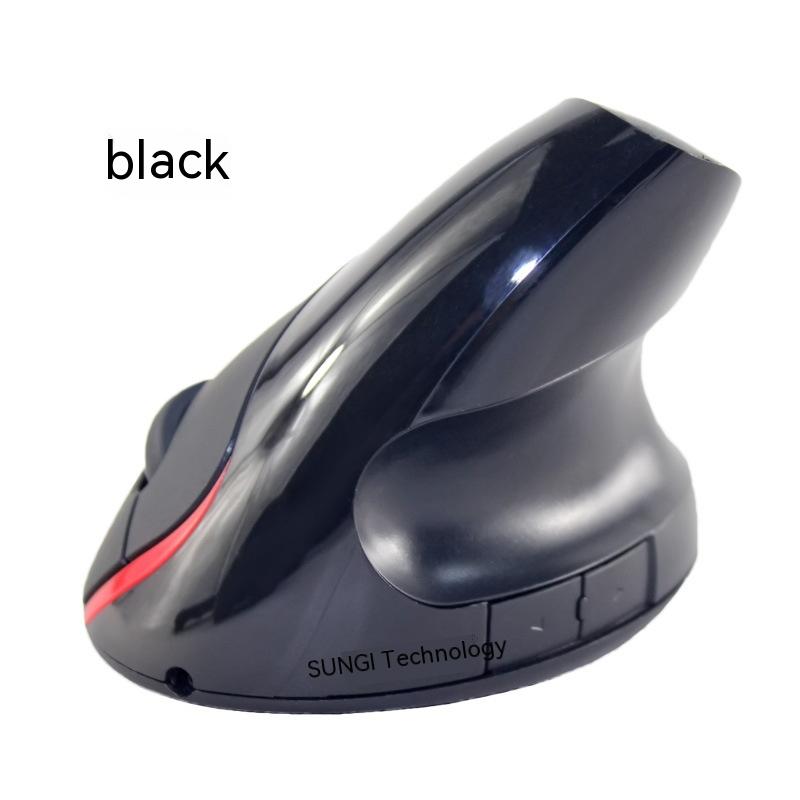 Wireless Vertical Vertical Rechargeable Battery Mouse Electronic dealsniper-net black