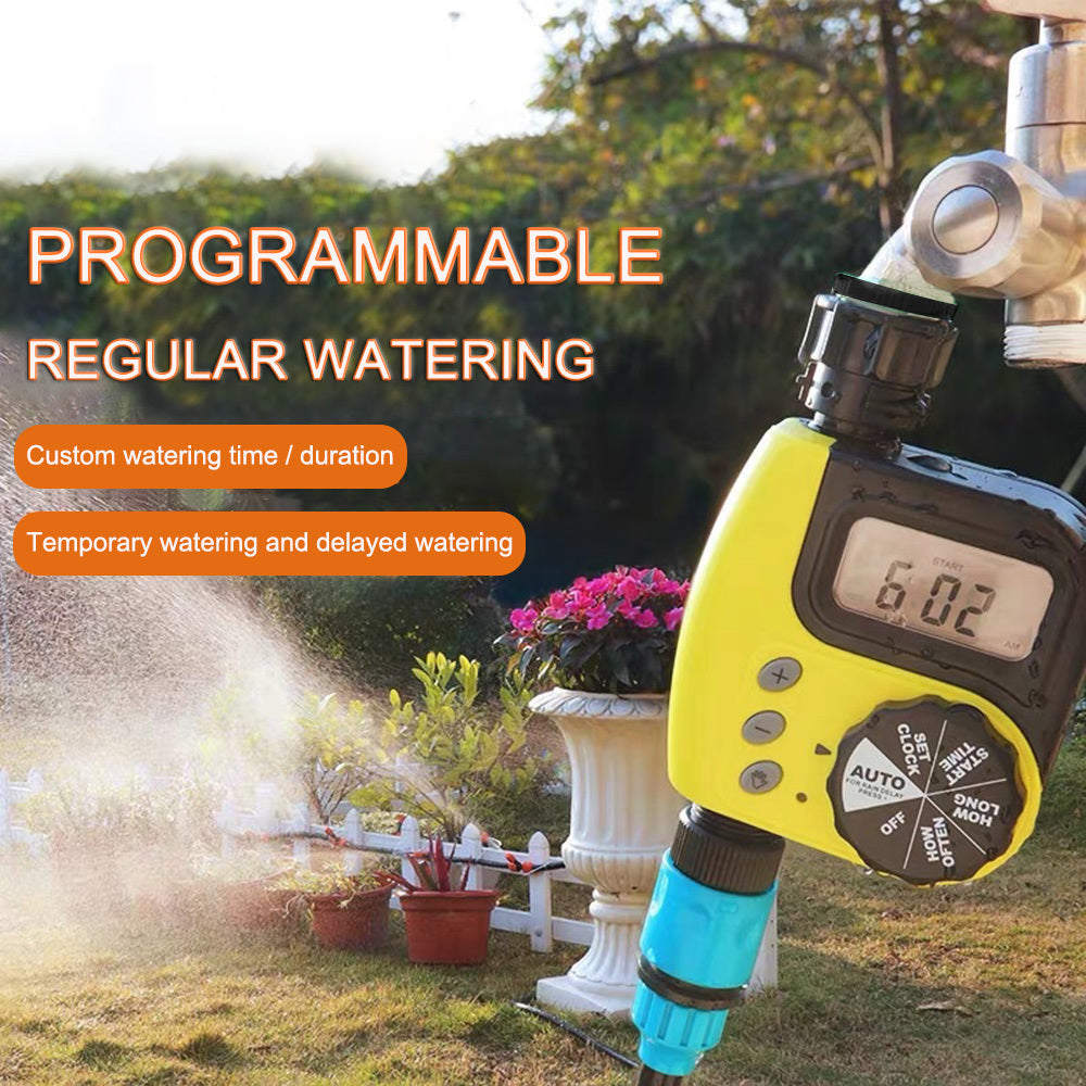 Intelligent Atomization Spray Drip Irrigation System Hose Watering Timer Garden DealSniper.net