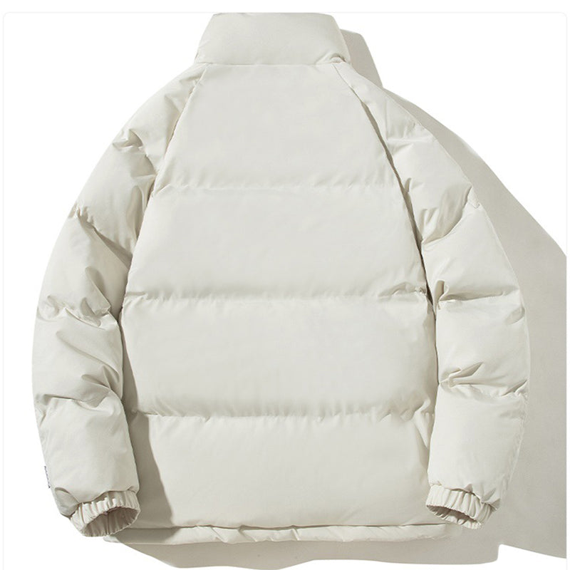 Couples Stand-up Collar Coat With Pockets Fashion Winter Warm Plush Men DealSniper.net