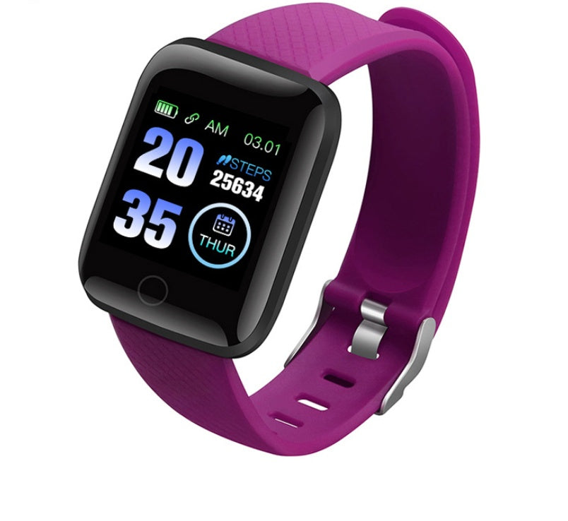 Blood Pressure Monitoring Sports Bracelet Health DealSniper.net Purple