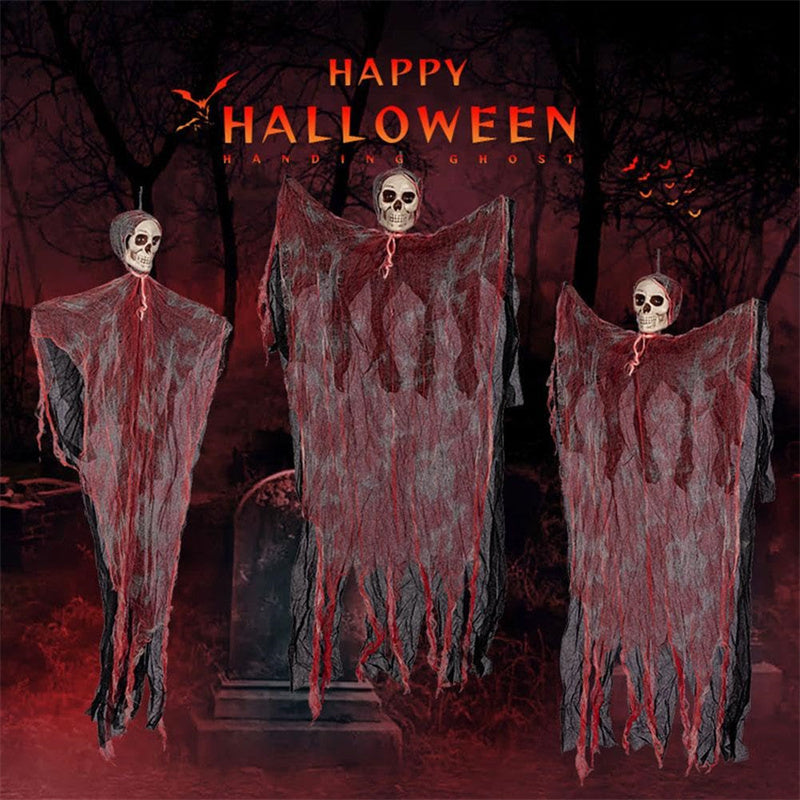 Halloween Hanging Ghost Pendant Dyed Blood Horror Skull Holidays DealSniper.net