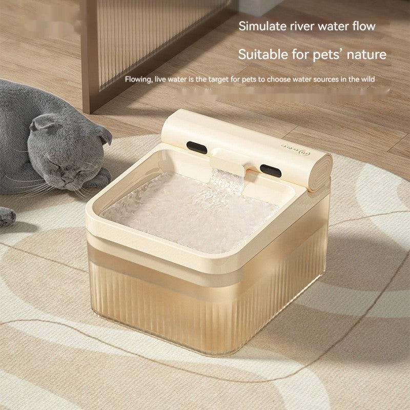 Plastic Pet Smart Water Dispenser Good-looking Triple Filter Pets DealSniper.net