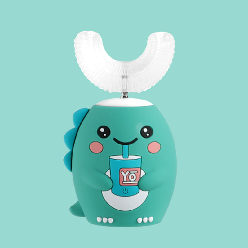 U-shaped Small Dinosaur Electric Toothbrush For Children Kids DealSniper.net
