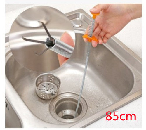 Hand Pinch Pipe Unblocker Four Claw Retriever Kitchen dealsniper-net Yellow 85 cm