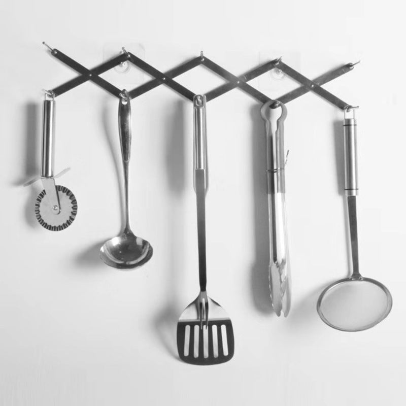 Stainless Steel Telescopic Rack Folding Kitchen Storage Dish Rack Kitchen DealSniper.net