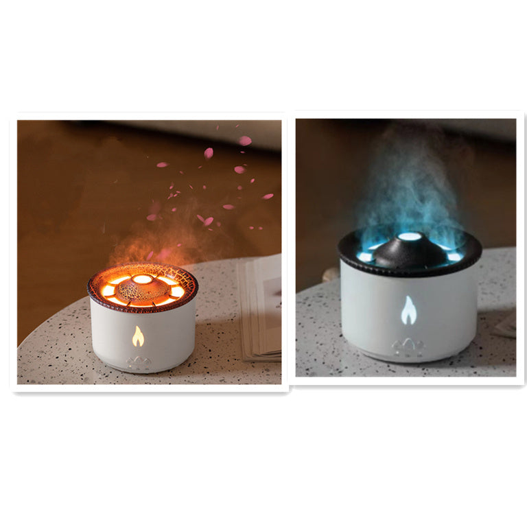 New Two-color Spray Ring Volcano Humidifier Home Decor DealSniper.net Set AU