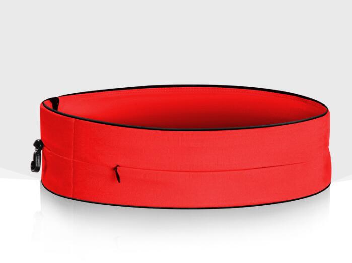Outdoor Sports Waistband Elastic Mobile Phone Bag Sports Belt Bag Sports DealSniper.net Red L