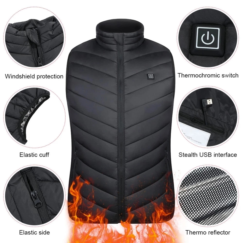 Smart Charging Heating Vest Heating Vest Men DealSniper.net