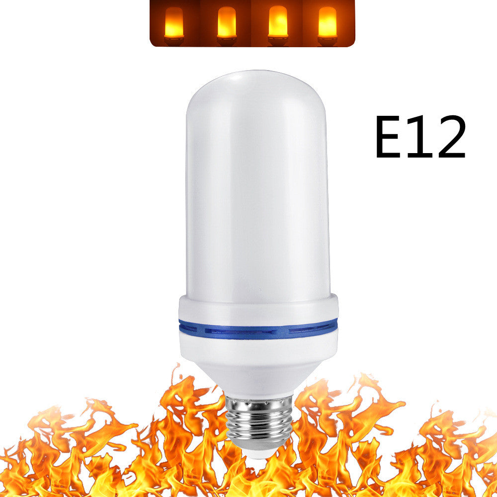 Simulation flame bulb LED flame light beating flame three gear Home DealSniper.net E12 7W