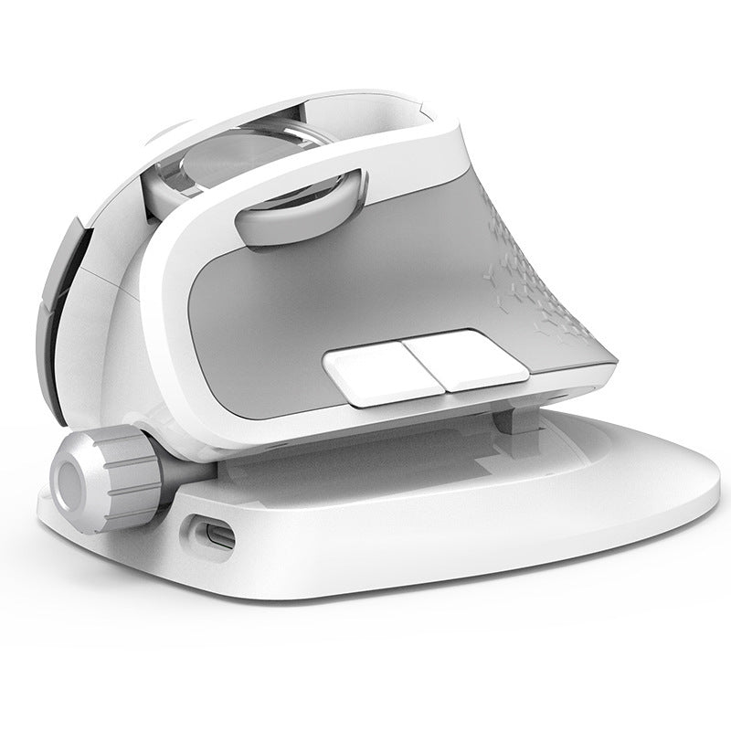 Wireless light electric vertical mouse Electronics DealSniper.net Wireless white USB