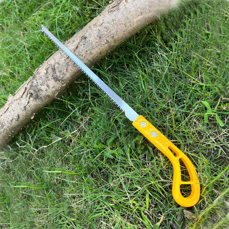 Small Hand Saw Garden Wall Plastic Handle Garden DealSniper.net Yellow plastic handle