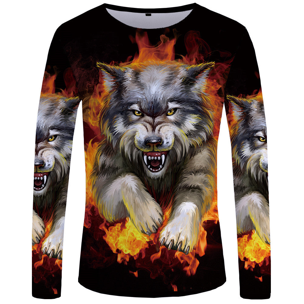 T-shirt Manches Longues Têtes de Mort Pour Homme Men DealSniper.net