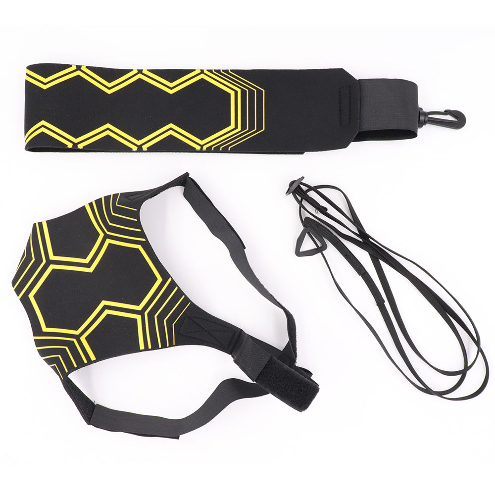 Soccer Training Sports Assistance Adjustable Football Trainer Sports DealSniper.net Black yellow