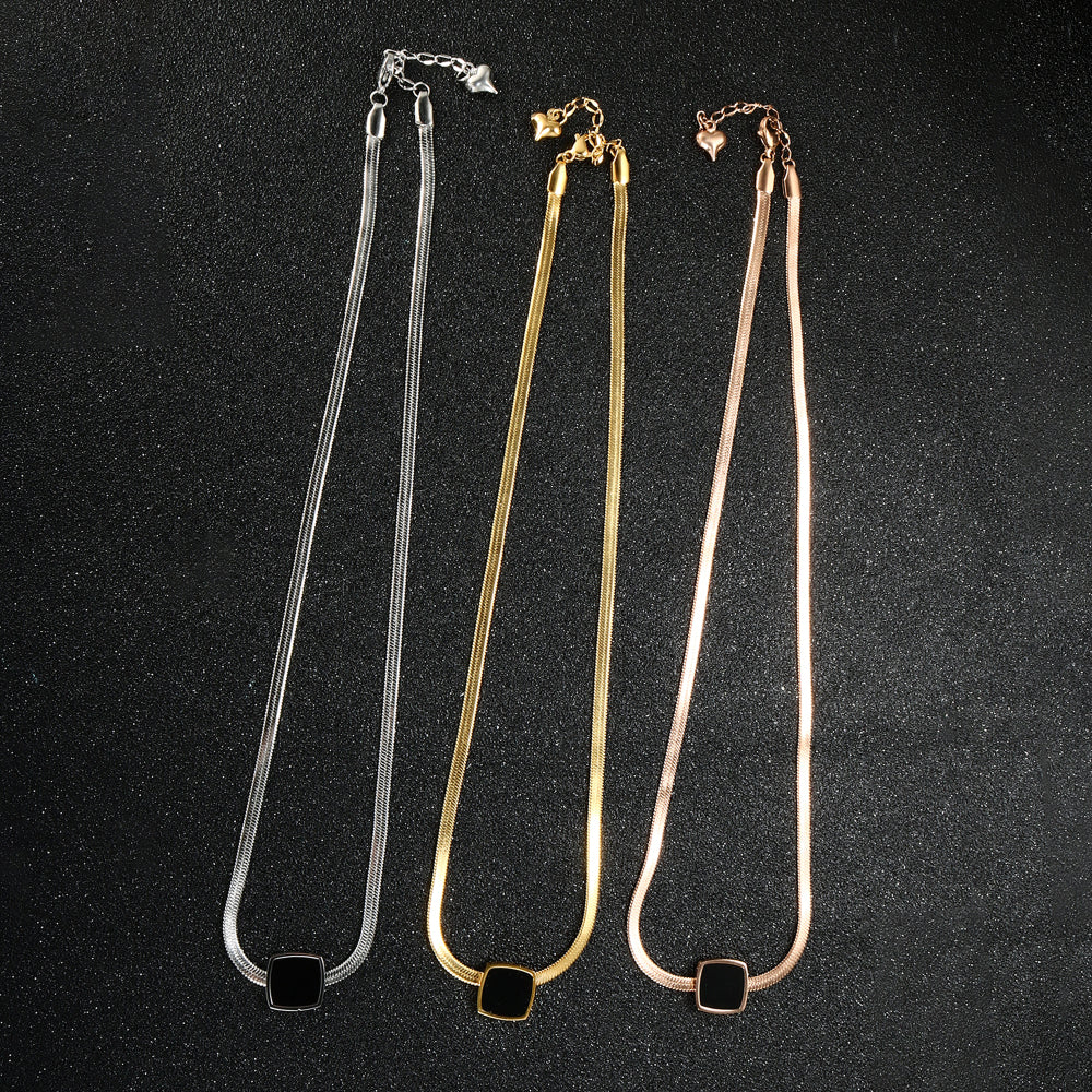 Gold-plated Stainless Steel Necklace Fashion Jewelry DealSniper.net