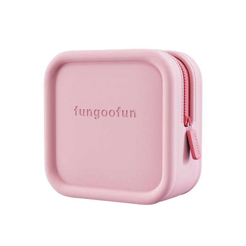Large Capacity Storage Bag For Portable Cosmetics Women DealSniper.net Pink 12.5x12.5x6.5cm