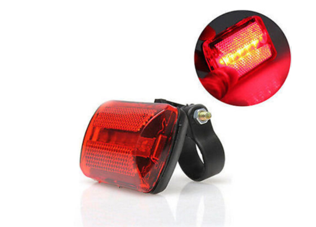 Bicycle Tail Light (5LED+2Laser) Outdoor DealSniper.net Square