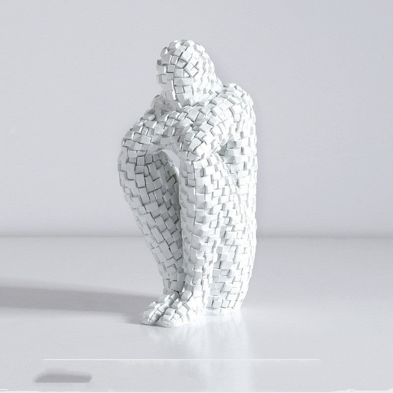 Fashion Creative Manikin Home And Living Room Decorations Home DealSniper.net White