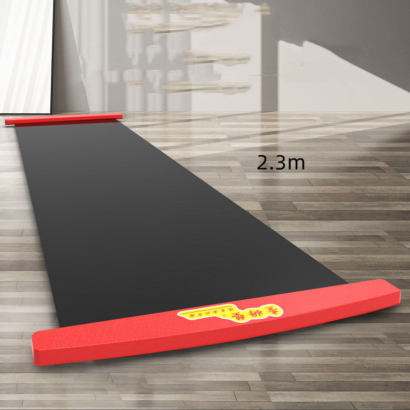 Slide Board Speed Skating Training Mat Sliding Board Portable Sliding Board Sports DealSniper.net Red 230x50cm