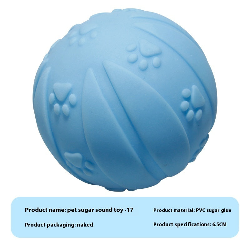 Pet Sound Rubber Simulation Bite-resistant Ball Pets DealSniper.net No 17 Nude