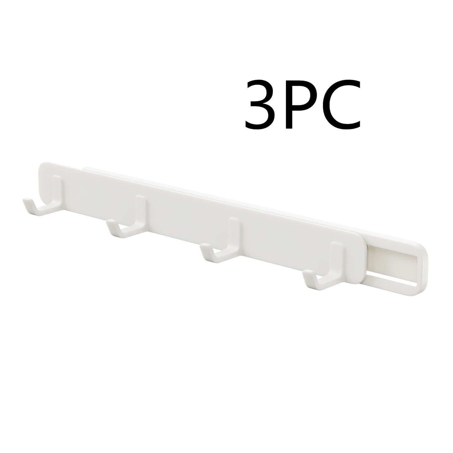 Kitchen Bathroom Gap Hook Kitchen Bedroom Four-row Hook Kitchen DealSniper.net 3PC4 hooks