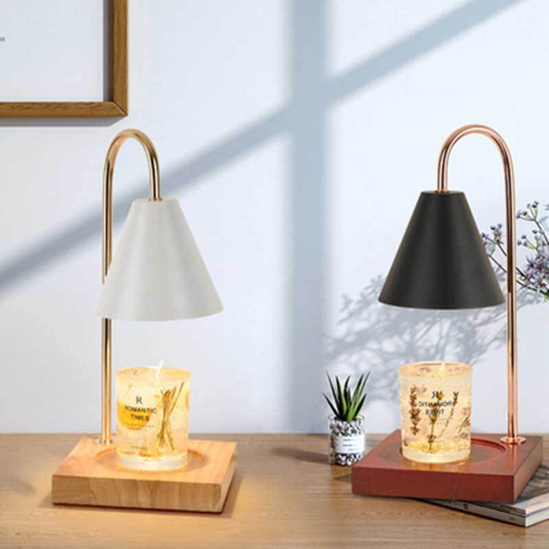 Log Aromatherapy Melting Wax Lamp Candle Essential Oil Home Decor DealSniper.net