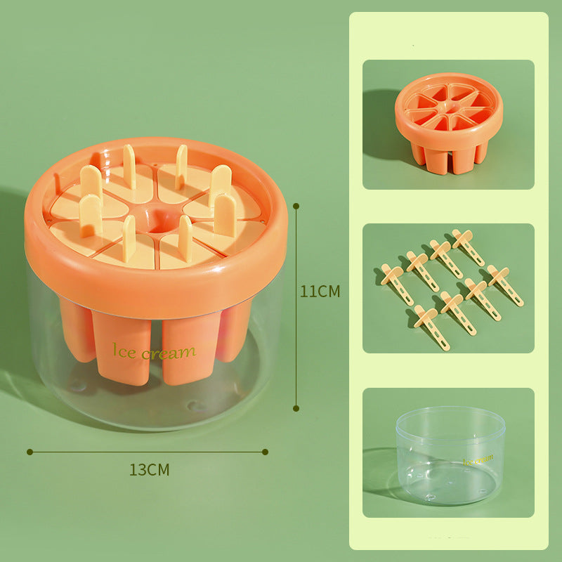 Make Popsicle Popsicle Ice Cream Mold At Home Kitchen Gadgets Kitchen dealsniper-net Orange
