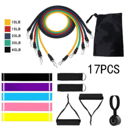 Rally Rope Set 11 Piece Set Rally Resistance Bands Latex Rally Band Fitness Band Rally Tube Sports DealSniper.net