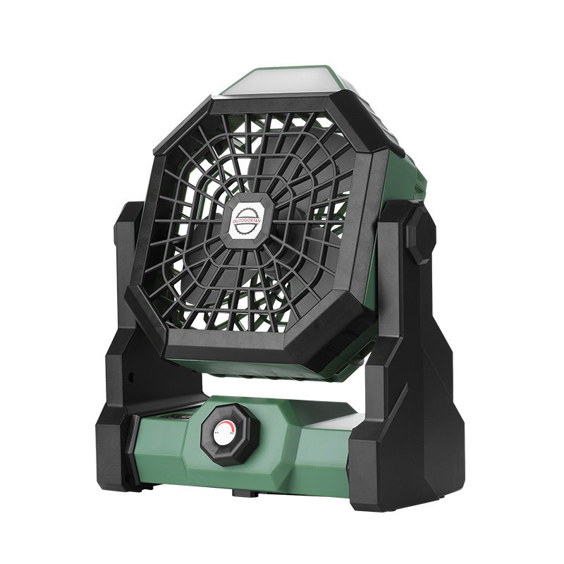 Ambitelligence Battery Operated Fan, 10400mAh Camping Fan Outdoor DealSniper.net Green