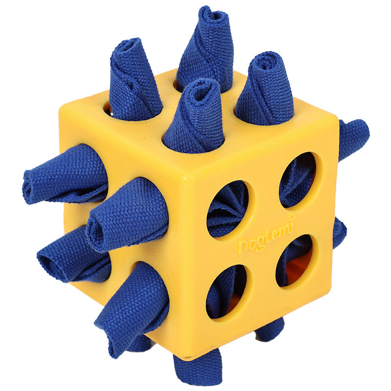 Dog Cube Molar Long Lasting Educational Toys Pet Pets Gym From House Yellow
