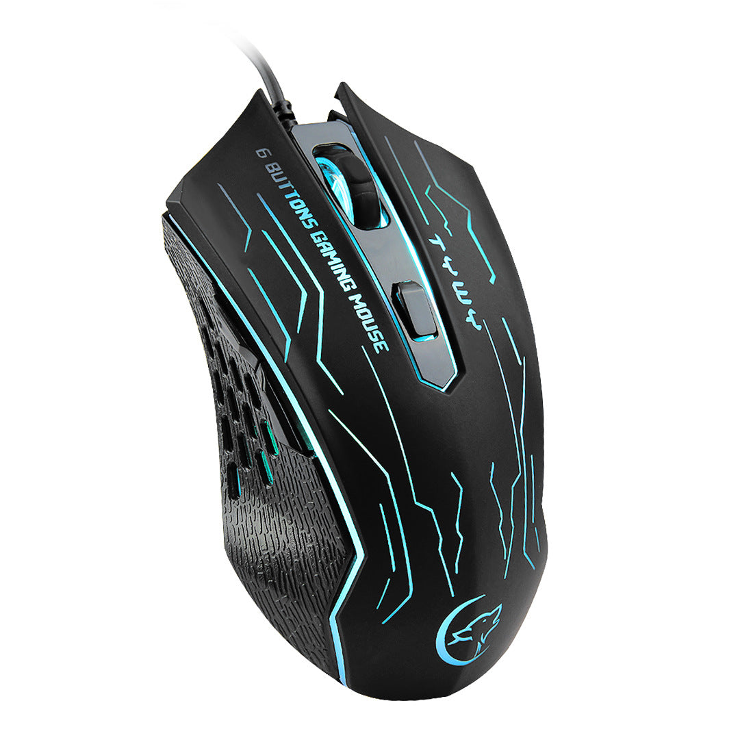Wired Colorful Luminous Mouse Game Office Electronic dealsniper-net