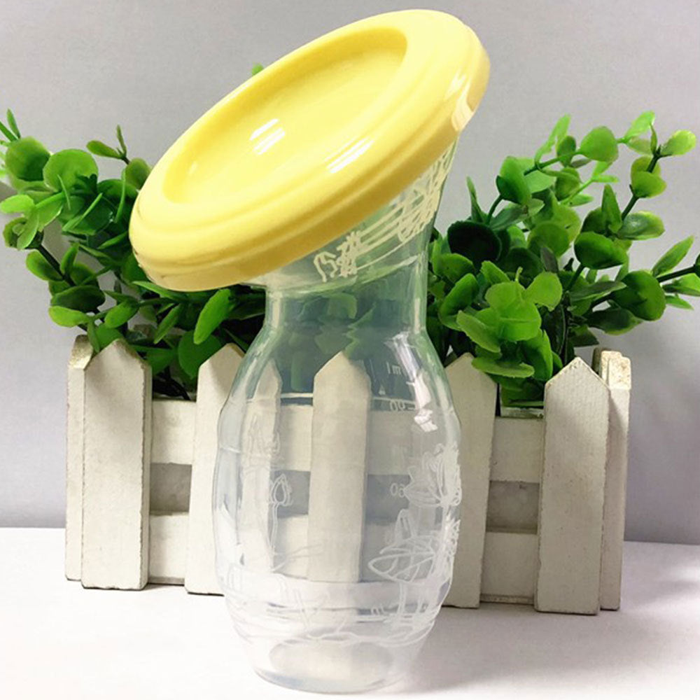 Full Silicone Breast Breast Milk Collector Kids DealSniper.net Yellow
