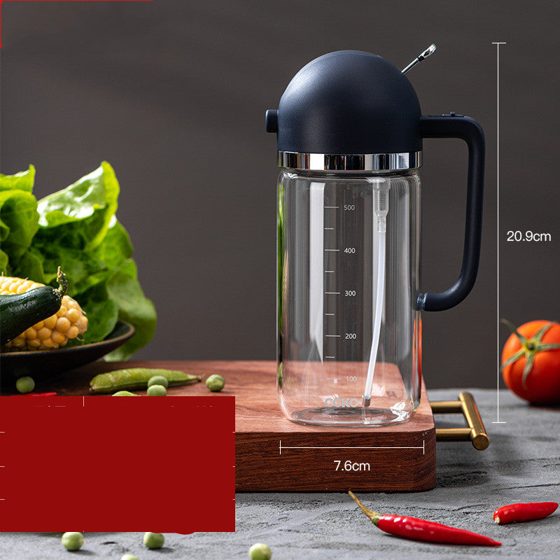 Household Kitchen Push-type Barbecue Oil Sprayer Kitchen DealSniper.net Blue 550ml