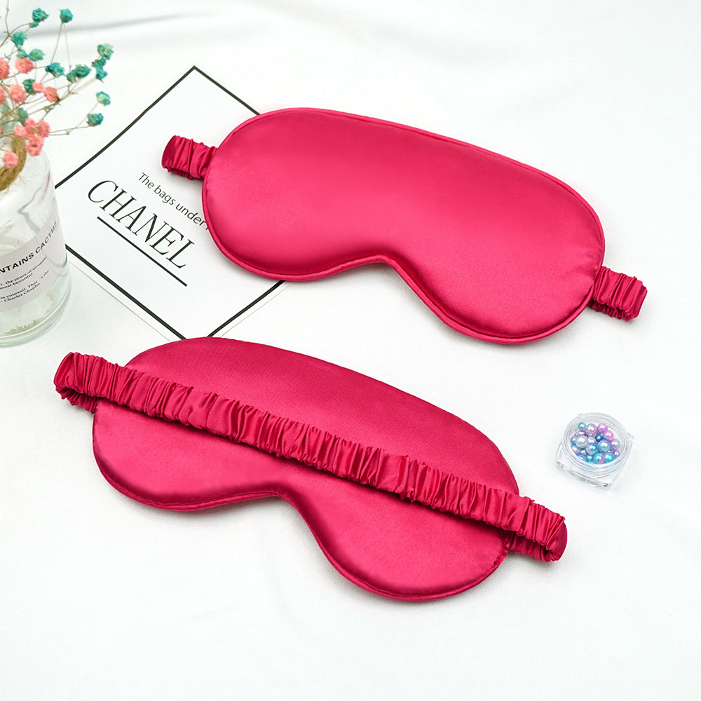 Eye Patch Imitated Silk Eye Patch Shading Eye Mask Health dealsniper-net Wine Red